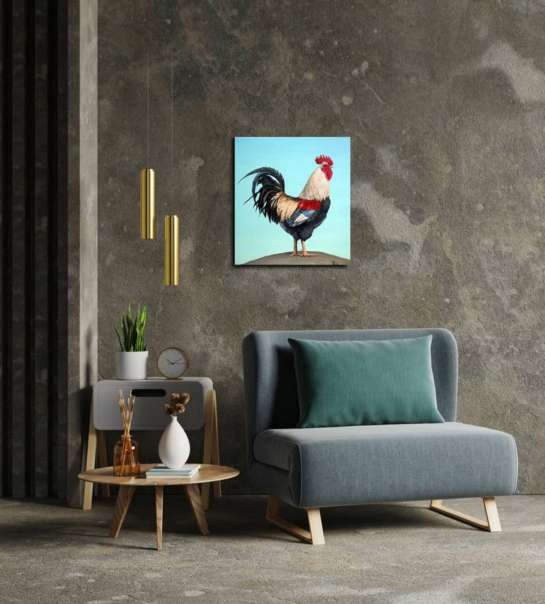 Original Figurative Animal Painting by Grigor Velev