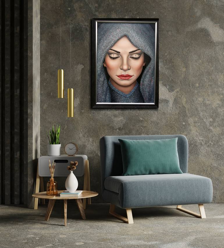 Original Photorealism Religion Painting by Grigor Velev