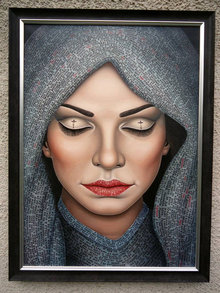 Original Photorealism Religion Painting by Grigor Velev