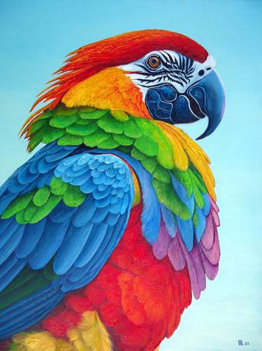 Original Pop Art Animal Paintings by Grigor Velev