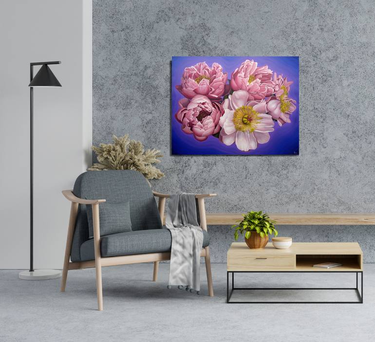 Original Contemporary Floral Painting by Grigor Velev