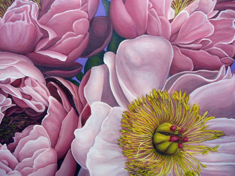 Original Contemporary Floral Painting by Grigor Velev
