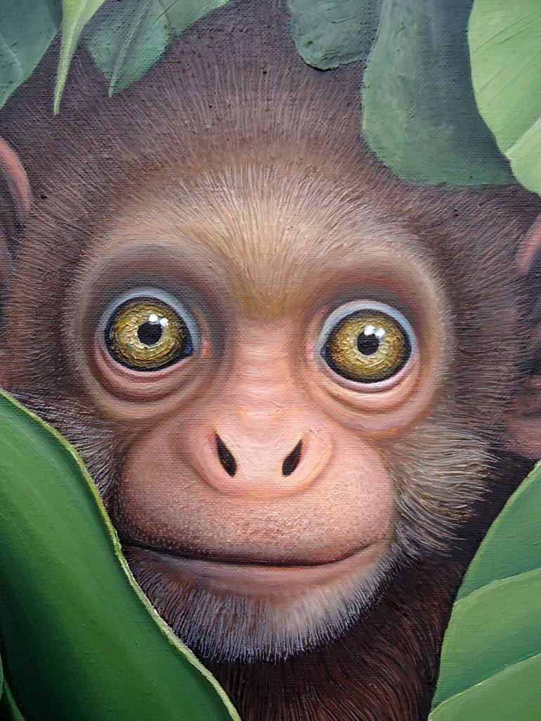 Original Contemporary Animal Painting by Grigor Velev