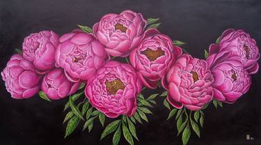 "Blossoms Of Blush: Symphony Of Pink Peonies" thumb