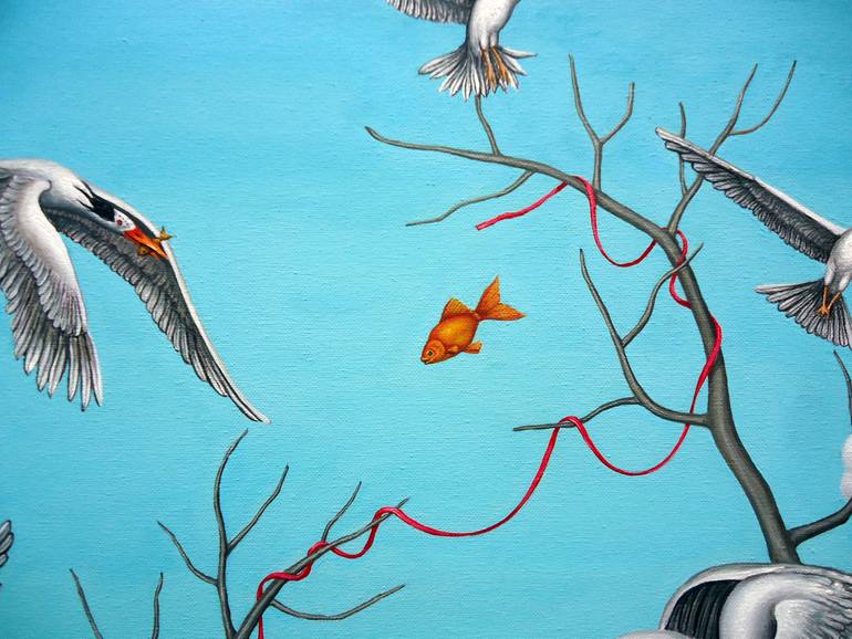 Original Realism Animal Painting by Grigor Velev