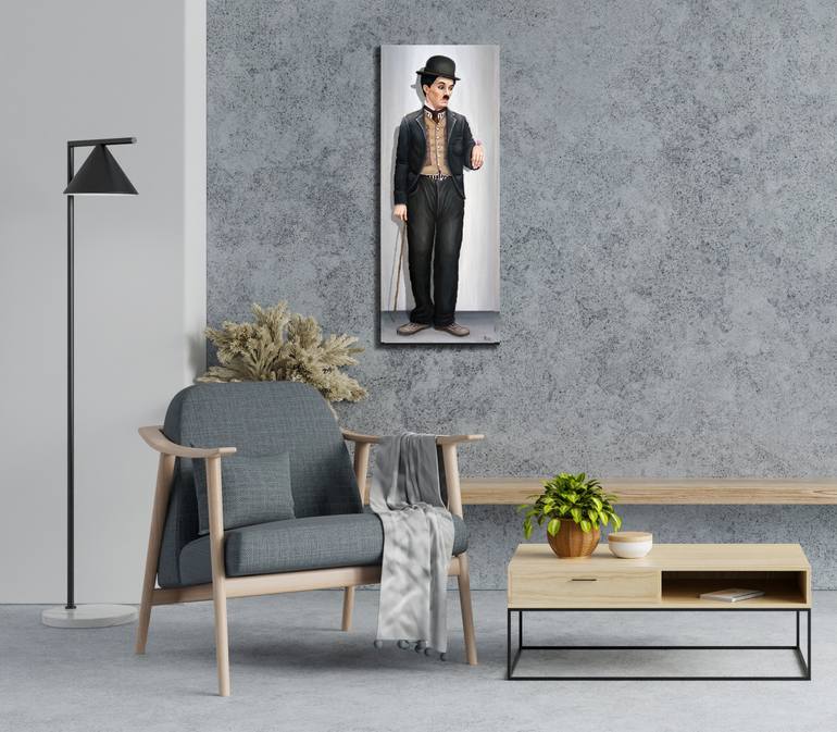 Original Photorealism Cinema Painting by Grigor Velev