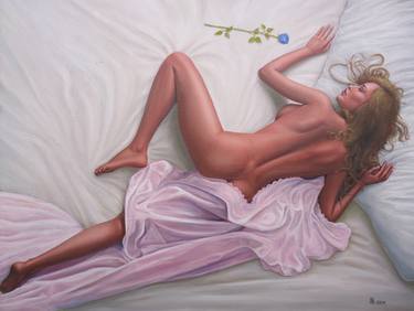 Print of Realism Nude Paintings by Grigor Velev