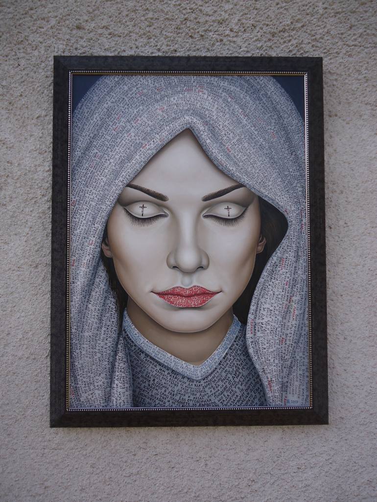 Original Portraiture Religion Painting by Grigor Velev