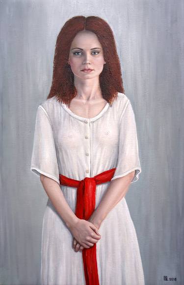 Print of Realism Women Paintings by Grigor Velev