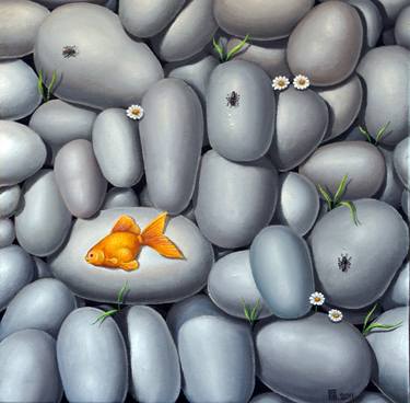 Print of Realism Fish Paintings by Grigor Velev