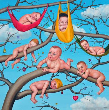 Original Realism Kids Paintings by Grigor Velev