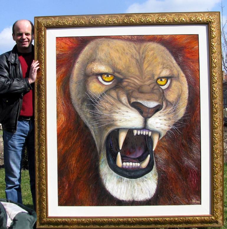 Original Animal Painting by Grigor Velev