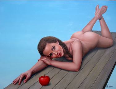 Print of Realism Nude Paintings by Grigor Velev