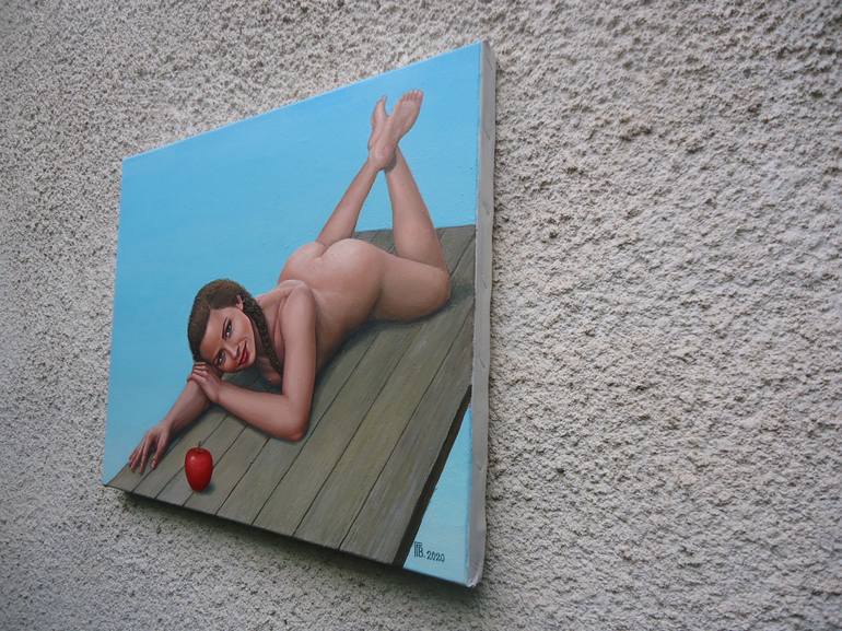 Original Realism Nude Painting by Grigor Velev