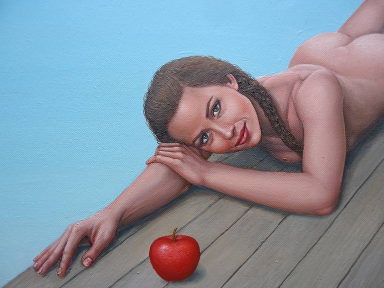 Original Realism Nude Painting by Grigor Velev