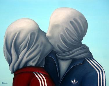 Print of Surrealism Love Paintings by Grigor Velev