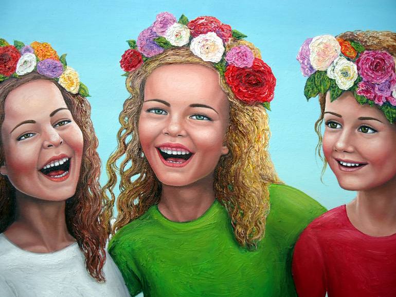 Original Other Children Painting by Grigor Velev