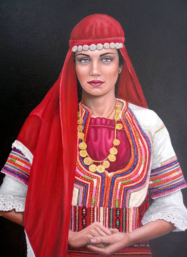 Original Women Painting by Grigor Velev