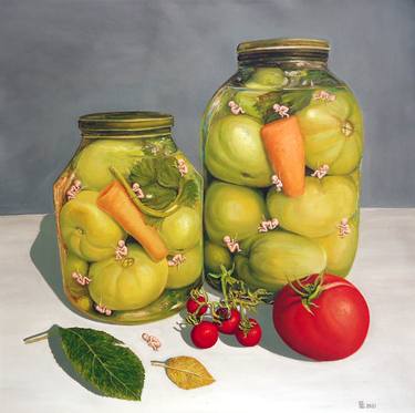 Print of Still Life Paintings by Grigor Velev
