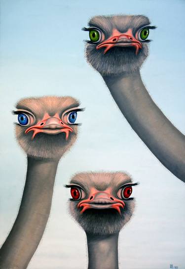 Print of Surrealism Animal Paintings by Grigor Velev