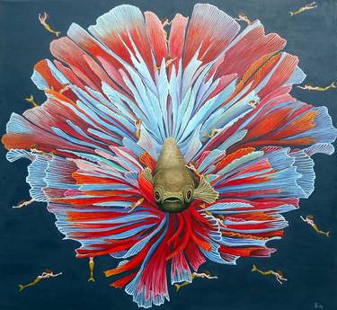 Print of Photorealism Fish Paintings by Grigor Velev