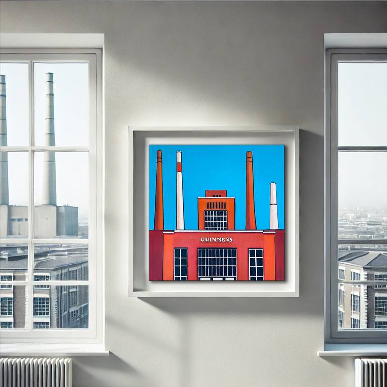 Original Contemporary Architecture Painting by Lisa Keegan