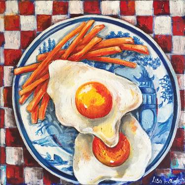 Original Modern Food Paintings by Lisa Keegan