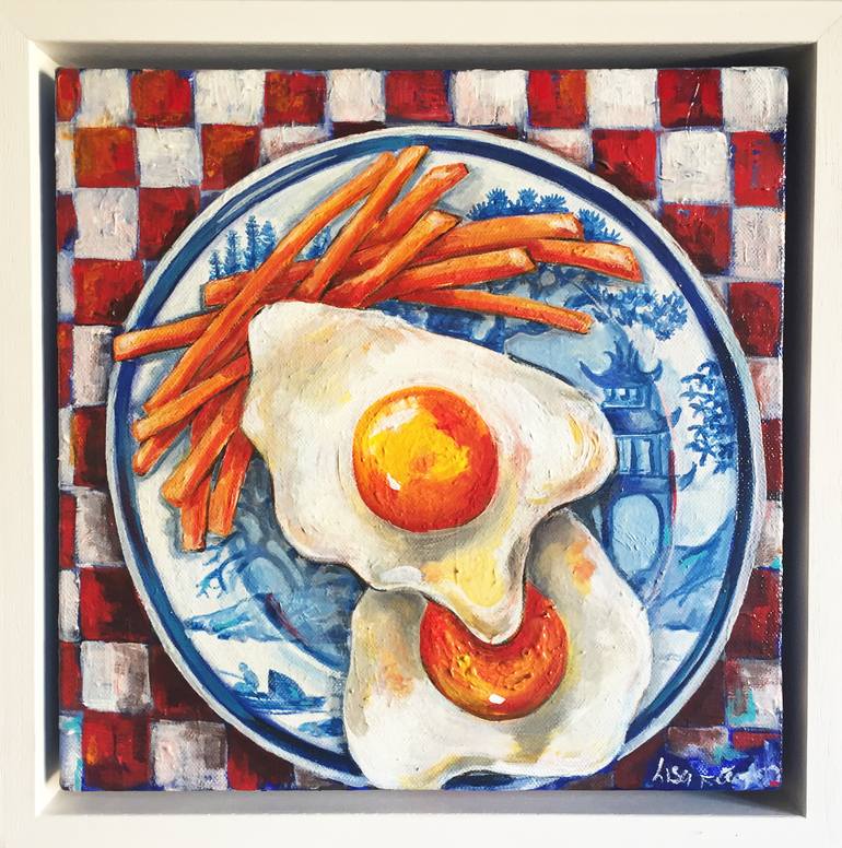 Original Modernism Still Life Painting by Lisa Keegan