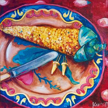 Original Modern Food Paintings by Lisa Keegan