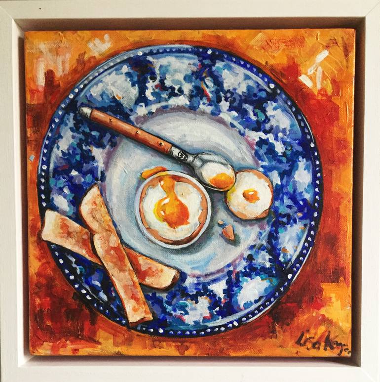 Original Modern Food Painting by Lisa Keegan