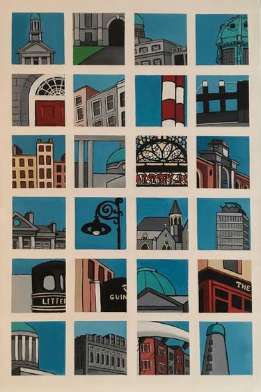 Print of Cities Paintings by Lisa Keegan