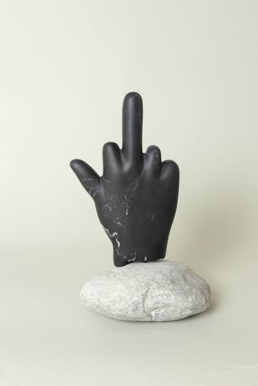 Original Abstract Humor Sculpture by Camilo Garza