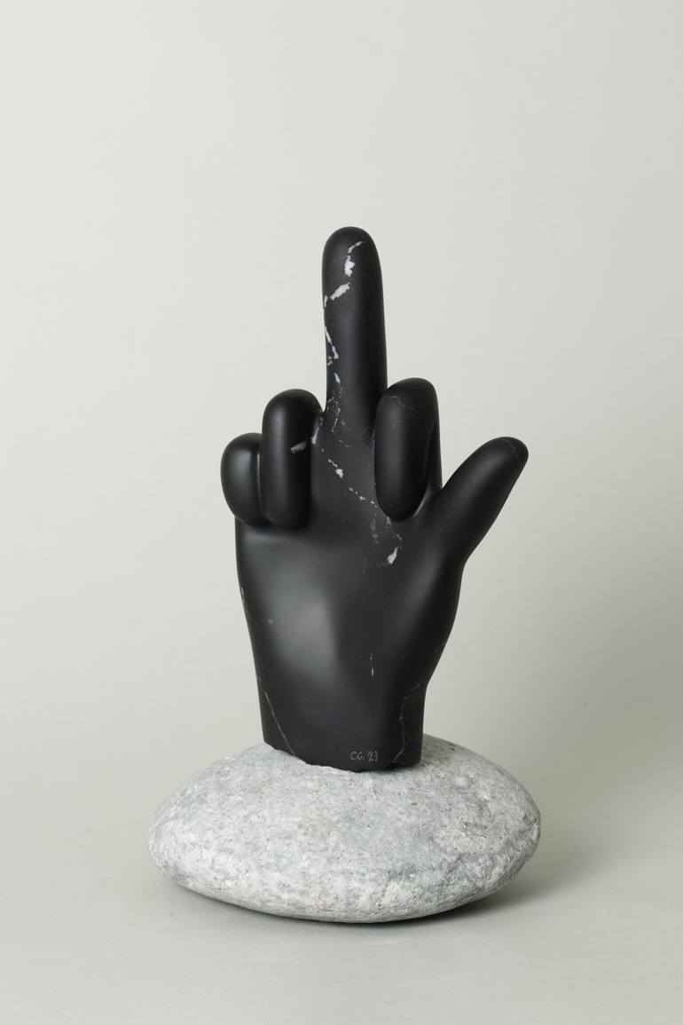 Original Abstract Humor Sculpture by Camilo Garza