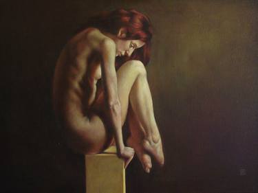 Original Figurative Nude Paintings by Sebastian Becerra