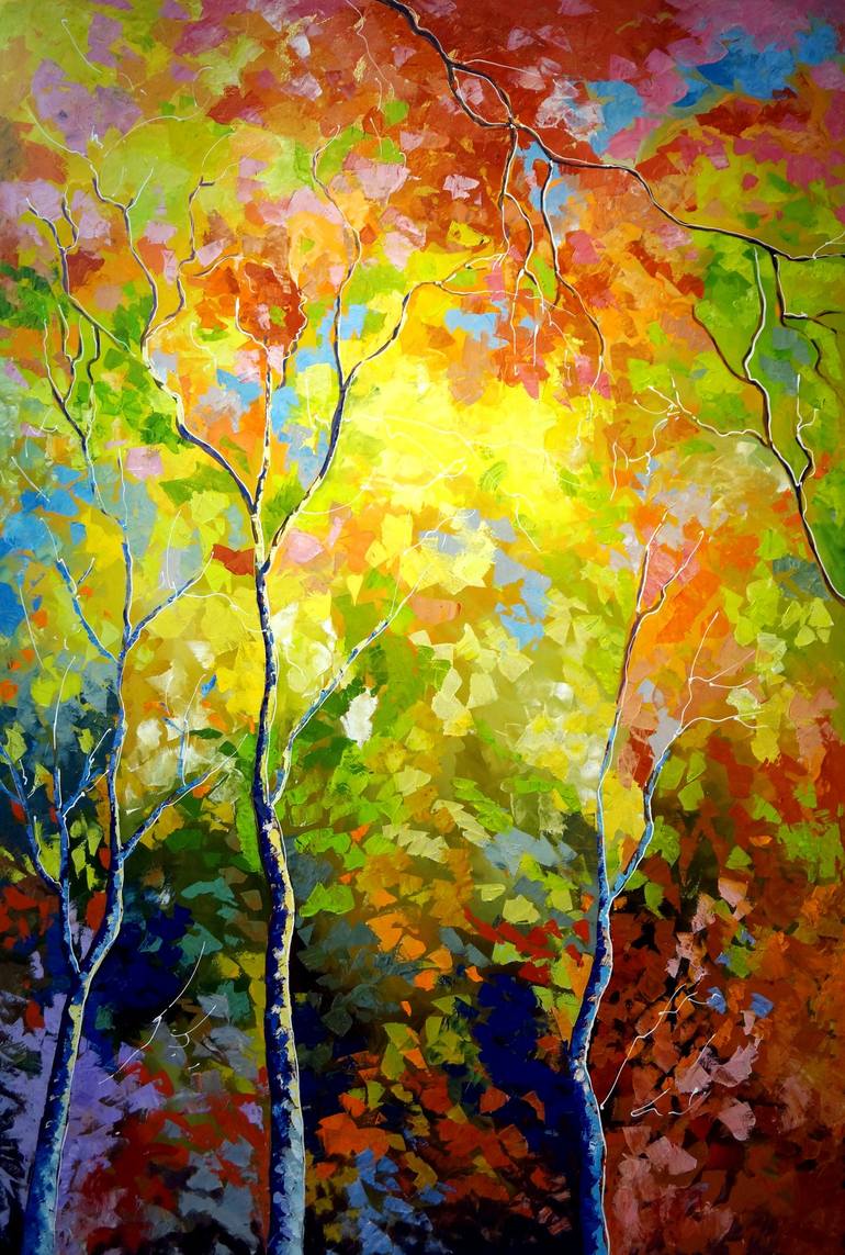 Seasons 2 Painting by Bahadur Singh | Saatchi Art