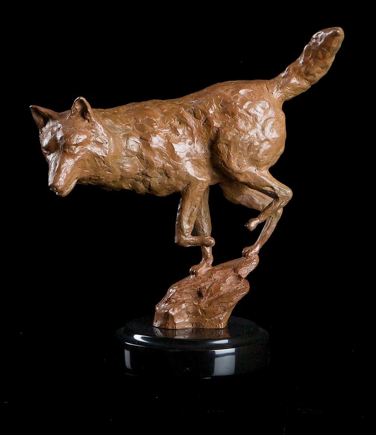 Original Fine Art Animal Sculpture by Ricky Hill