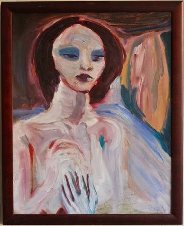 Print of Expressionism Portrait Paintings by Laurine Peeters