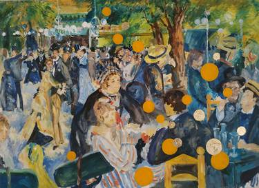 After Pierre-Auguste Renoir “Bal du moulin de la Galette" thumb