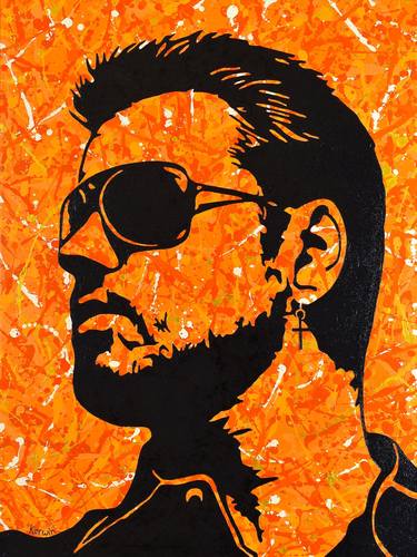 Original Pop Art Celebrity Paintings by Kerwin Blackburn