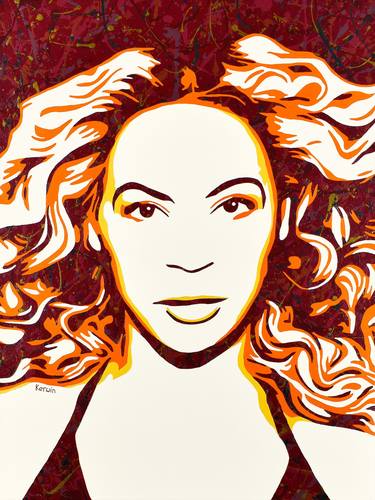 Saatchi Art Artist Kerwin Blackburn; Paintings, “Beyoncé” #art