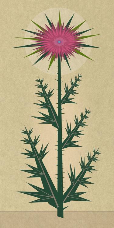 Print of Abstract Botanic Mixed Media by Jason Irvin