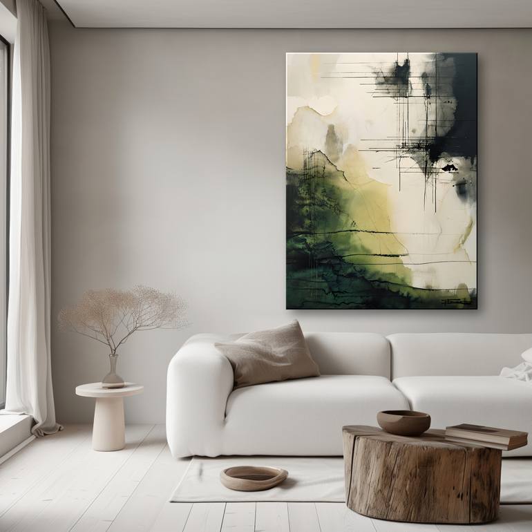 Original Abstract Expressionism Abstract Mixed Media by Eloise Holbrook