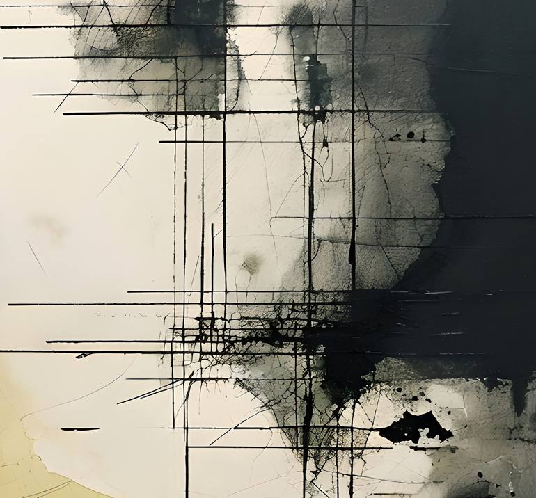 Original Abstract Expressionism Abstract Mixed Media by Eloise Holbrook