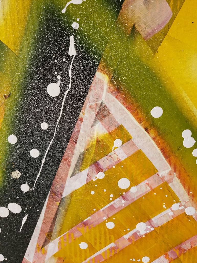 Original Abstract Expressionism Abstract Painting by Rey Vinas