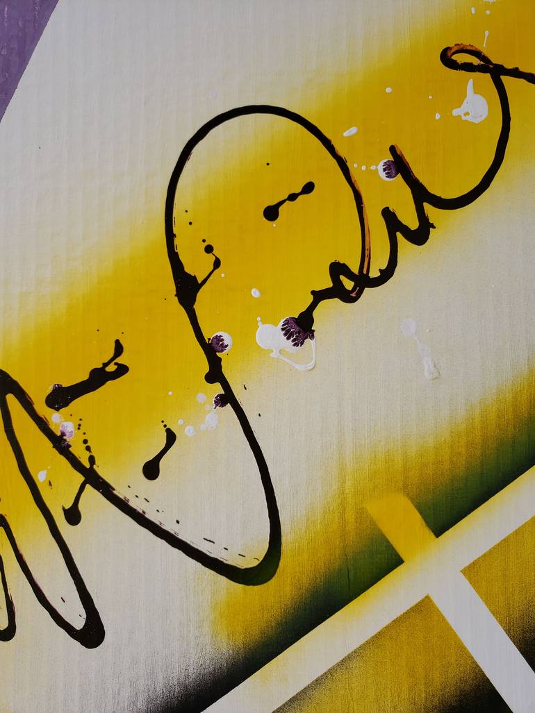 Original Abstract Expressionism Abstract Painting by Rey Vinas