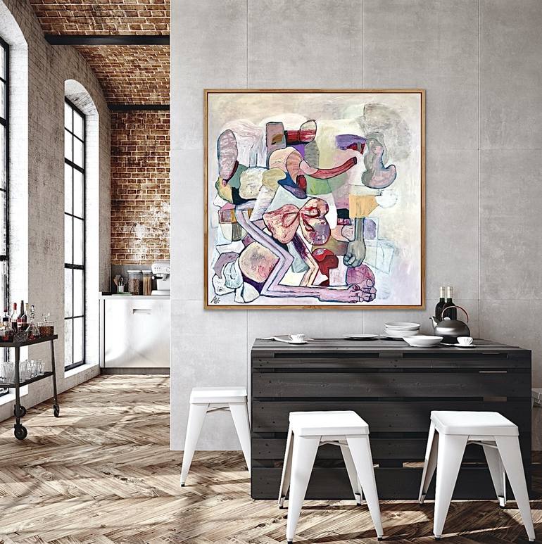Original Contemporary Abstract Painting by Macoon Design