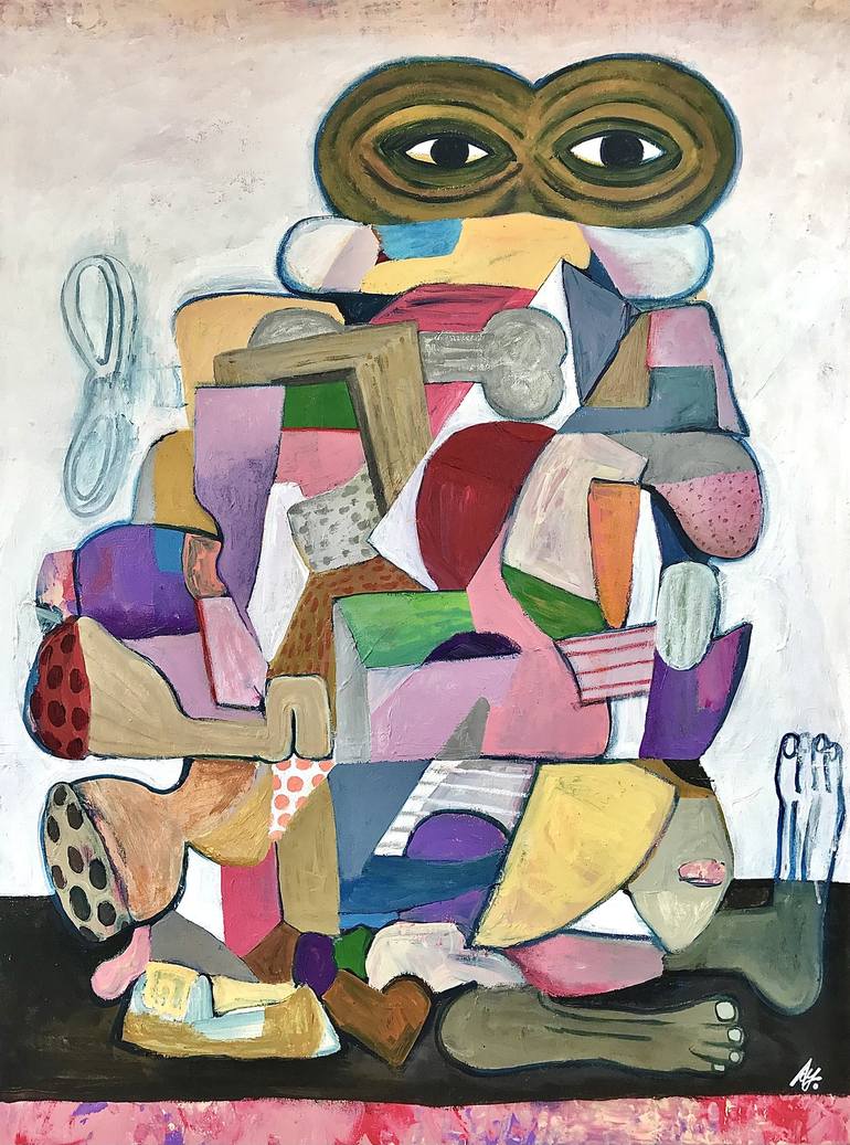 Original Contemporary Abstract Paintings by Macoon Design