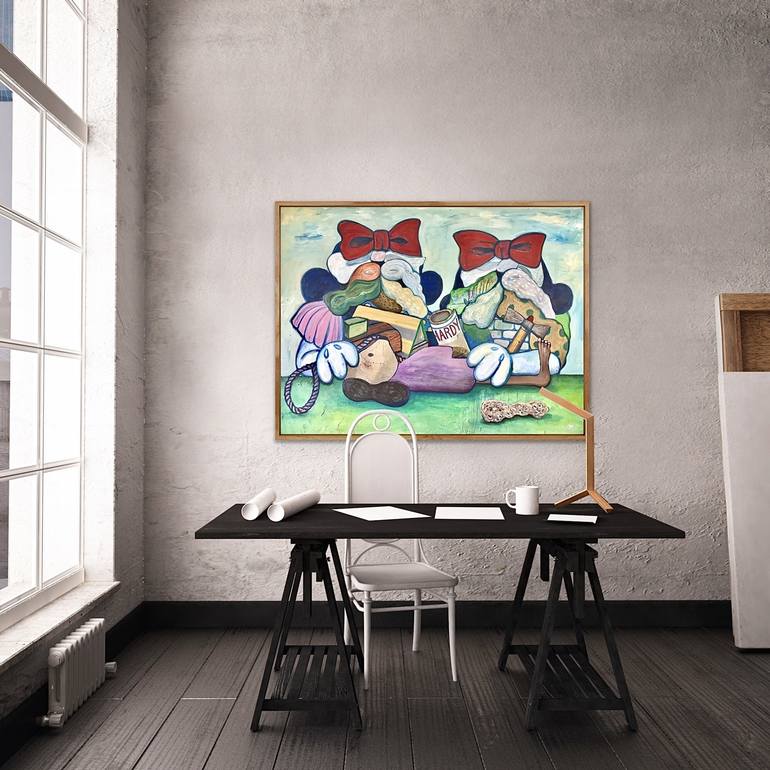 Original Contemporary People Painting by Macoon Design