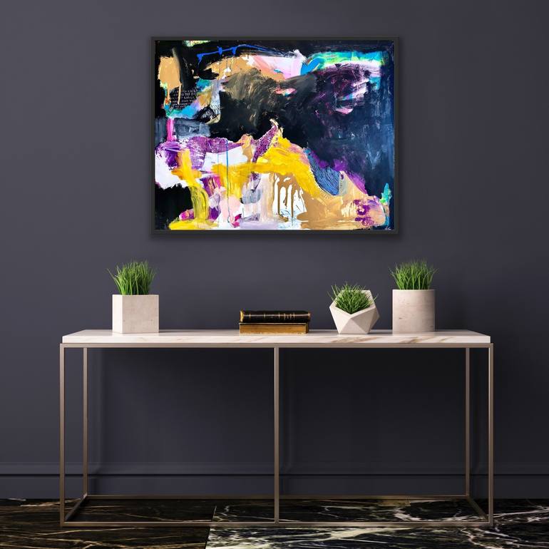 Original Abstract Expressionism Abstract Painting by Macoon Design