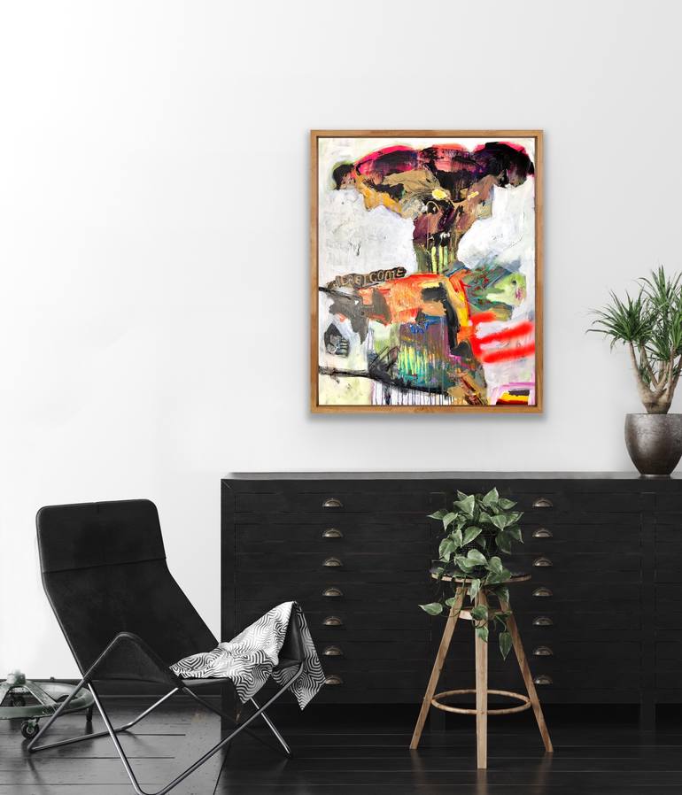 Original Figurative Pop Culture/Celebrity Painting by Macoon Design